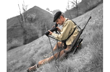 Image of 4 Stable Sticks Sit Shooting Stick, Black, 4SS-SIT