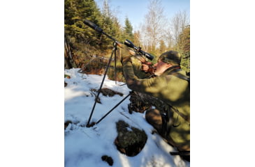 Image of 4 Stable Sticks Sit Shooting Stick, Black, 4SS-SIT