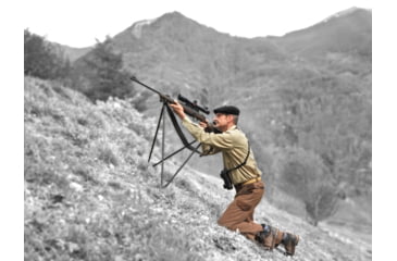 Image of 4 Stable Sticks Sit Shooting Stick, Black, 4SS-SIT