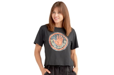 Image of Body Glove Sizzle Relaxed Fit Crop T-Shirt - Black D5406A7F, S, Black, JT25100JRB1602B-001-S