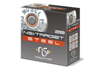Image of Nobelsport Target Steel 12 Gauge 1 oz 2.75in Shotgun Ammo, #6, 25 Rounds, ANS12ST6