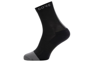 Image of GOREWEAR M Mid Socks in Black/Graphite Grey 3.5-5 85B73E63, 100229-9991-S