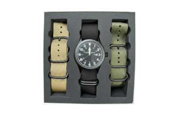 Image of 42MM Military Watch- 3 Nato Military Straps