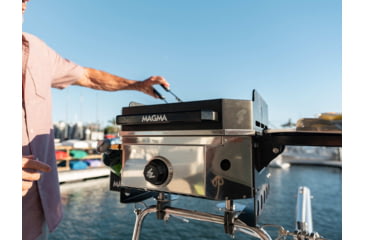 Image of Magma Marine Crossover Single Burner w/ Grill, Griddle, Pizza Oven, Top Bundle, Multi, One Size, CO10-119-M