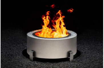 Image of Breeo LuxeveaR Smokeless Fire Pit - Silver Vein C12C0F00, BR-LE24-SNGR