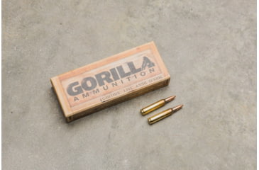 Image of Gorilla Ammunition .223 Remington 77 Grain Sierra MatchKing Rifle Ammo, 20 Rounds, Copper, 20 Rounds, gpf-223