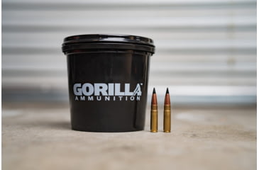 Image of Gorilla Ammunition .300 AAC Blackout 110 Grain Barnes TAC-TX Brass Cased Rifle Ammo, 160 Rounds, Copper, 160 Rounds, gpf-42950
