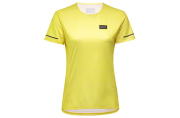 Image of GOREWEAR Contest Daily Running Tee Womens in Washed Neon Yellow 2XS Slim fit F6A297FA, 100888-BP00-34