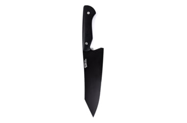 Image of Montana Knife Company Smith River Santoku Fixed Blade Knives, 6.875 inch, Magnacut Stainless Steel, Fixed Blade, G-10 Handle, Black, 11.5 inch, MKC-000385