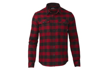 Image of KUIU Field Flannel Shirt - Men's, Red/Black Buffalo Check, 3XL, Cotton, Adult, Male, 7462078873758