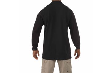 Image of 5.11 Tactical Professional Long Sleeve Polo - Men's, 4XL, Tall, Black, 42056T-019-4XL