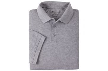 Image of 5.11 Tactical Professional Short Sleeve Polo - Men's, Large, Tall, Heather Grey, 41060T-016-L