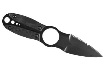 Image of 5.11 Tactical Sidepick Spearpoint Tactical Boot Knife, Partially Serrated, Black 51076-019