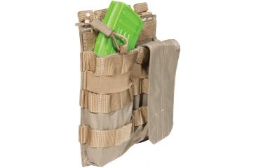 Image of 5.11 Tactical Double AK Bungee w/Cover, Sandstone, One Size, 56159-328-1 SZ