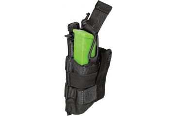 Image of 5.11 Tactical Double Pistol Bungee Cover, Black, 56155-019-1 SZ