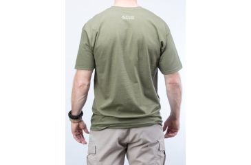 Image of 5.11 Tactical Embroidered Flag T-shirt, Od Green - 41006CR182XXL