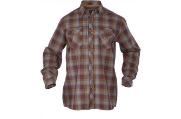 Image of 5.11 Tactical Flannel Long Sleeve Shirt, Bark - 72404115XXL