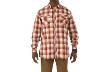 Image of 5.11 Tactical Flannel Long Sleeve Shirt, Ivory - 72404075XXL