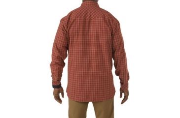 Image of 5.11 Tactical Flannel Long Sleeve Shirt, Ox Blood - 72404469M