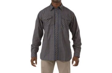 Image of 5.11 Tactical Flannel Long Sleeve Shirt, Regatta - 72404709XXL