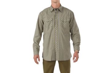 Image of 5.11 Tactical Flannel Long Sleeve Shirt, Steam - 72404093XL