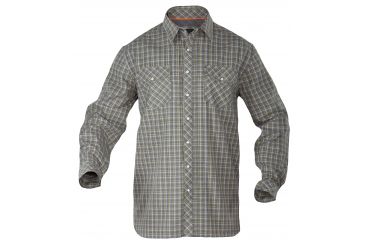 Image of 5.11 Tactical Flannel Long Sleeve Shirt, Steam - 72404093XL
