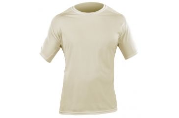 Image of 5.11 Tactical Loose Fit Short Sleeve Crew Shirt - Men's, Extra Small, Tan, 40007-170-XS