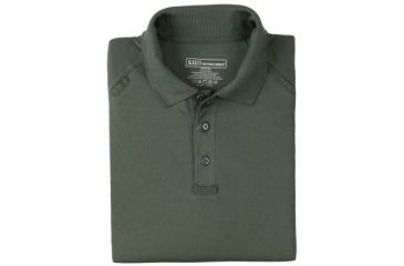 Image of 5.11 Tactical Performance Long Sleeve Polo - Men's, 3XL, Regular, L.E. Green, 72049-860-3XL