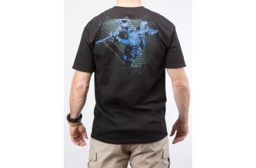 Image of 5.11 Tactical Red Scope T-shirt, Black - 41006CM019XXL