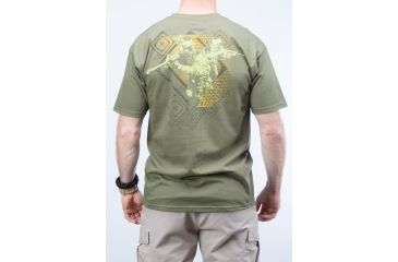 Image of 5.11 Tactical Red Scope T-shirt, Od Green - 41006CM182XXL