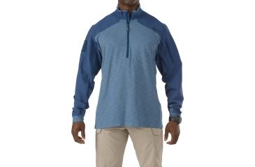 Image of 5.11 Tactical Rapid Response 1/4 Zip, Regatta - 72415709XL