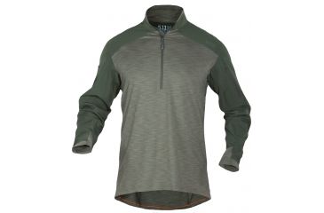 Image of 5.11 Tactical Rapid Response 1/4 Zip, Storm - 72415092L