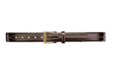 Image of 5.11 Tactical Stitch Leather 1 1/2in Belt - Brown w/ Contrast Stitch - M 59502-909-M