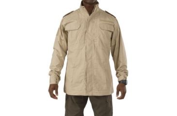 Image of 5.11 Tactical Taclite M-65 Jacket - Men's, TDU Khaki, Large, 78007-162-L