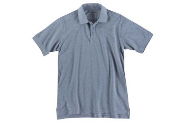Image of 5.11 Tactical Professional Short Sleeve Polo - Men's, 3XL, Tall, Heather Grey, 41060T-016-3XL