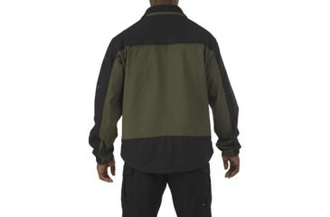 Image of 5.11 Tactical Chameleon SoftShell Jacket - Men's, Moss/Black, Extra Small, 48099-191-XS