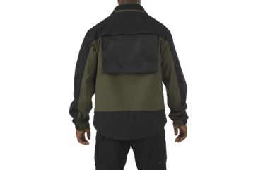 Image of 5.11 Tactical Chameleon SoftShell Jacket - Men's, Moss/Black, Extra Small, 48099-191-XS
