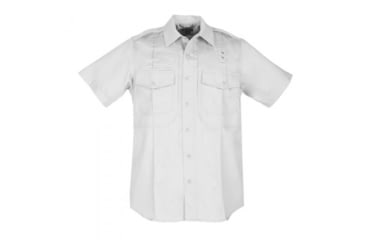 Image of 5.11 Tactical 61159 Womens B Class PDU Short Sleeve Shirt, White, Large-Long