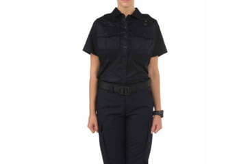Image of 5.11 Tactical 61159 Womens B Class PDU Short Sleeve Shirt, Midnight Navy, Small-Regular