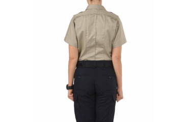 Image of 5.11 Tactical 61159 Womens B Class PDU Short Sleeve Shirt, Silver Tan, Extra Large-Regular