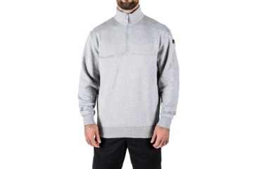 Image of 5.11 Tactical 72314 1/4 Zip Job Shirt, Heather Grey, 2XL