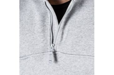 Image of 5.11 Tactical 1/4 Zip Job Shirt - Men's, Heather Grey, 2XL, 72314-016-2XL