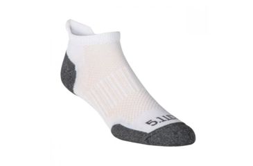 Image of 5.11 Tactical ABR Training Sock, White, Large 10031-010-L