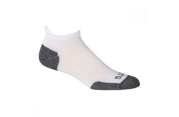 Image of 5.11 Tactical ABR Training Sock, White, Large 10031-010-L