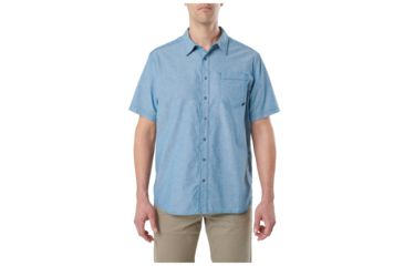 Image of 5.11 Tactical Ares Short Sleeve Shirt - Mens, Lake, L, 71372-778-L