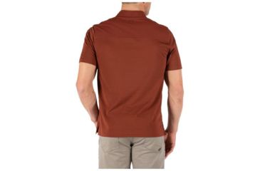 Image of 5.11 Tactical Axis Short Sleeve Polo - Mens, Mahogany, Large 41219-447-L