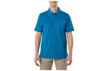 Image of 5.11 Tactical Axis Short Sleeve Polo- Mens, Lake, 2XL, 41219-778-2XL