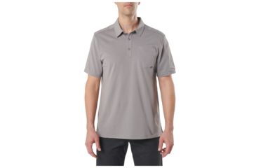 Image of 5.11 Tactical Axis Short Sleeve Polo- Mens, Lunar, XL, 41219-082-XL