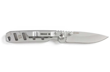 Image of 5.11 Tactical Base 3DP Folding Knife, 2.75in, Drop Point, 8CR13MOV Blade, Tumbld Steel, 1 SZ, 51156-988-1 SZ