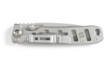 Image of 5.11 Tactical Base 3DP Folding Knife, 2.75in, Drop Point, 8CR13MOV Blade, Tumbld Steel, 1 SZ, 51156-988-1 SZ